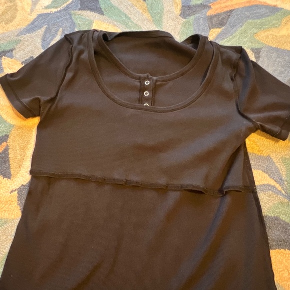 Kindred Bravely Black Organic Cotton Top size medium - Picture 3 of 3